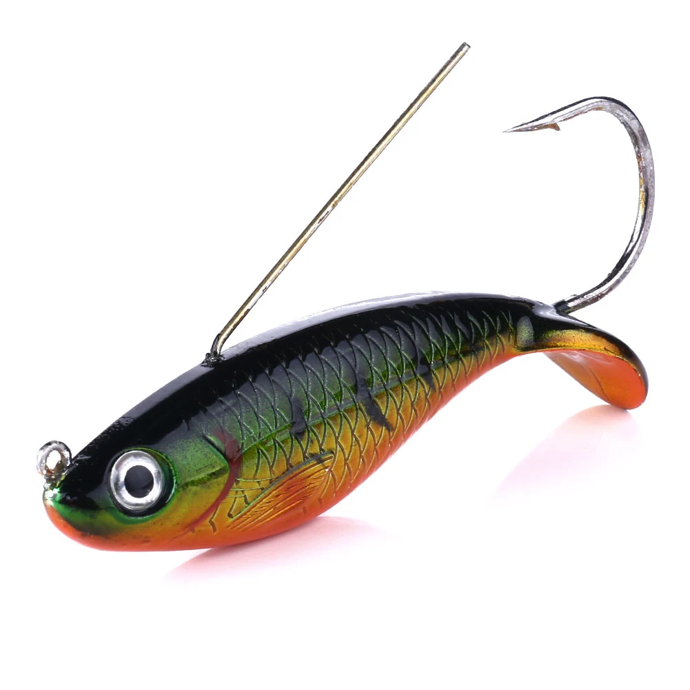 8.5cm Outdoor Winter Fishing Artificial Sinking Bait Ice Angling Single Hook Crank Hard Lures - Цвет: A5