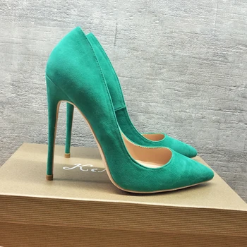 

High heels sexy women elegant heel shoes quality thin heel point toe 12cm patent leather pumps meeting party shoes 2020