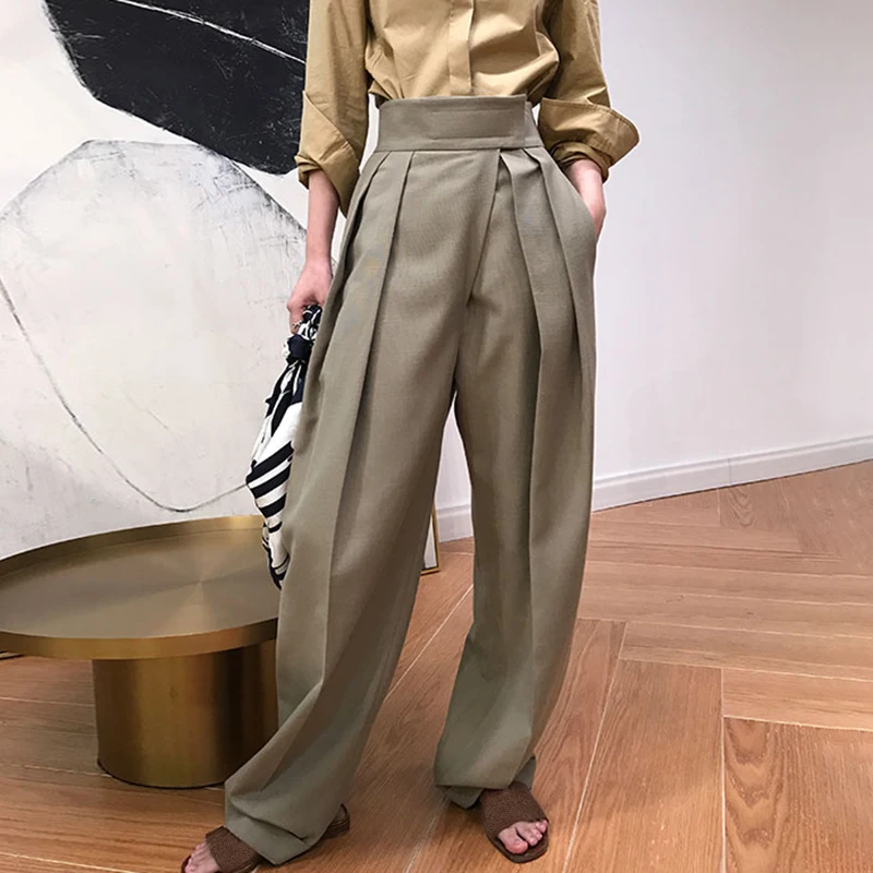

Autumn Women's Harem Pants High Waist Causal Loose Trouser For Women Pants Female Clothes Fashion Elegant New