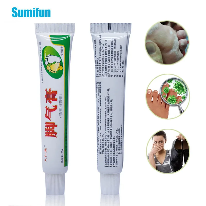 

1Pcs Beriberi Treatment Ointment Athlete's Foot Erosive Anti Itching Foot Cream Sweat Odor Psoriasis Antibacterial Feet Care