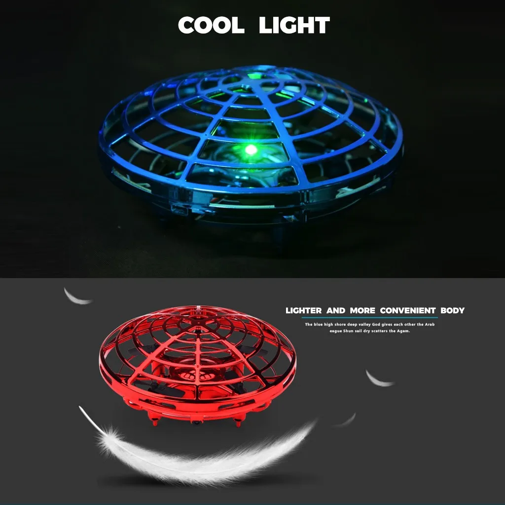 YH-2088 Mini UFO Drone Flying UFO RC Drone Hand Sensing Control Aircraft Mode UFO Drone Toy For Children