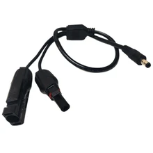 Лучший Mictuning MC4 разъем панели солнечных батарей Кабель-адаптер для постоянного тока 5,5 мм x 2,1 мм Универсальный MC4 адаптер зарядки