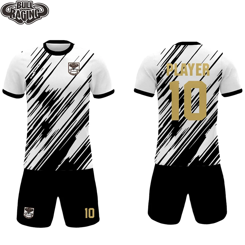 How to Design Full Printed Gold - Black Soccer/Football/Futsal Jersey in  CorelDraw 
