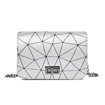 

2020 Women Fashionable Shoulder Bags New Korean Version of The Messenger Bag Handbag Chain Wild Crack Printing Wild Bag