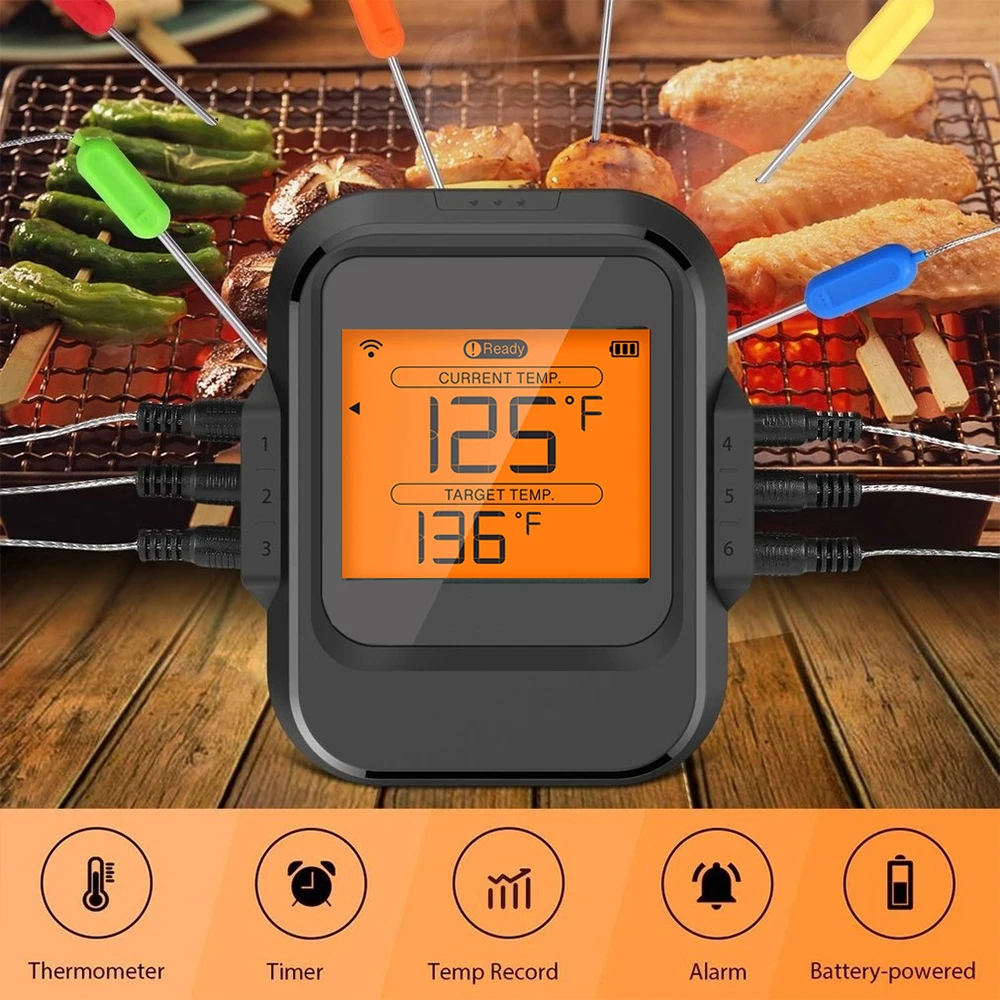 Bluetooth BBQ food Thermometer Pro06