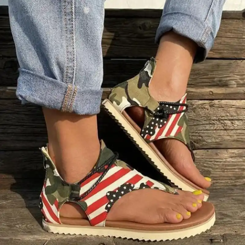 leopard flip flop sandals