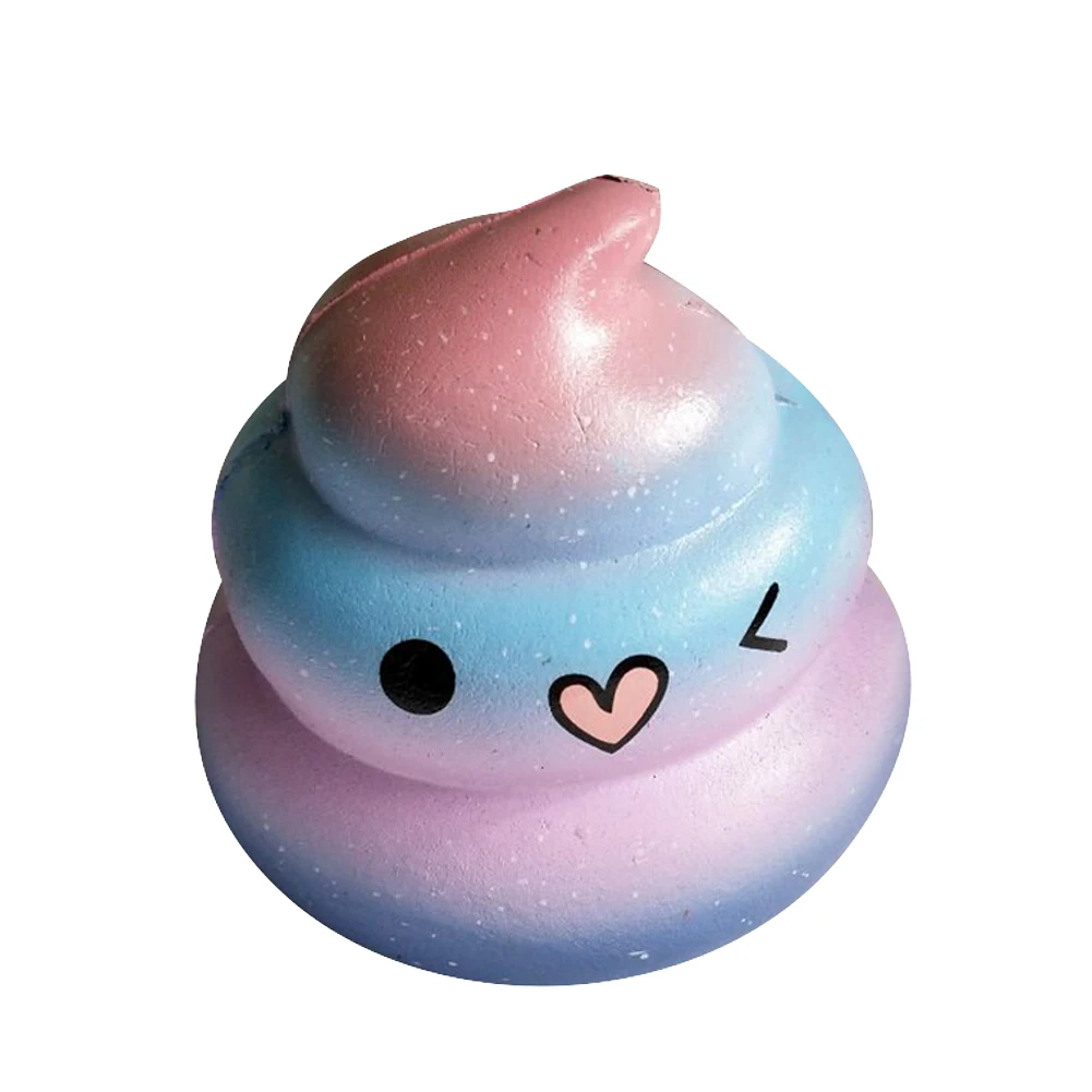 Милый Galaxy табурет Poo медленно поднимающаяся сжимающая игрушка для детей и взрослых снятие стресса игрушка для снятия стресса