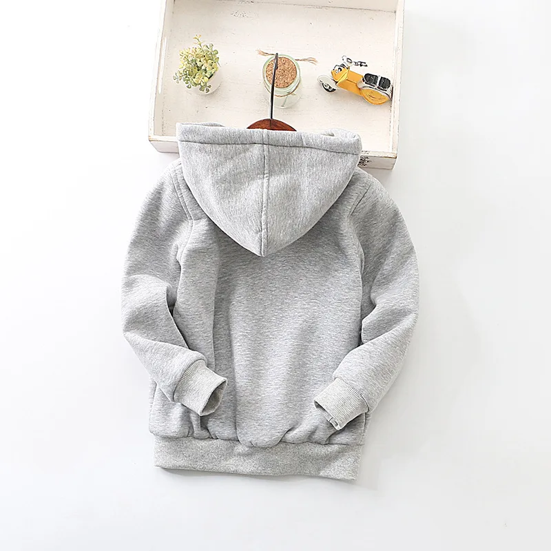 CHILDREN'S Cotton Wear Winter New Style Boutique BOY'S Bear Casual Versatile Brushed And Thick Cotton Coat Middle And Large