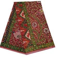 Хлопок Анкара настоящий воск ткани нигерийское голландское Африканские Восковые Принты Ткань Чистый хлопок 6 ярдов