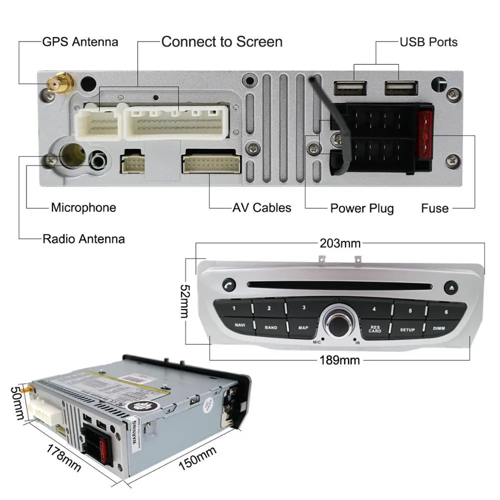 Sale Android 9 Car DVD Player GPS navigation For Renault Megane 3 / Renault Fluence 2009-2015 Car Stereo Multimedia Player WIFI radio 3
