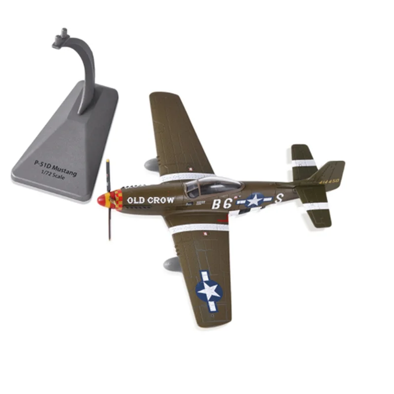Коллекция 1: 72 весы американская армия США P-51D истребитель литой под давлением сплава модель самолета дисплей для детей и взрослых