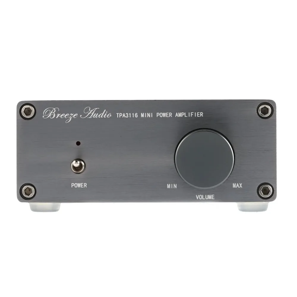 Breeze Amp HIFI класса 2,0 стерео аудио цифровой усилитель TPA3116 расширенный 2*50 Вт усилитель мощности