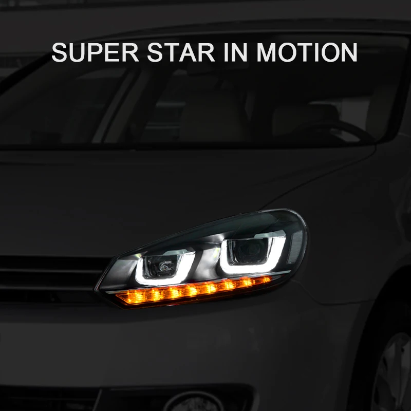 CNSUNNYLIGHT For VW Volkswagen Golf6 MK6 2010-2014 Car Headlight Assembly LED DRL Turn Signal Xenon HID Projector Lens Plug Play (9)