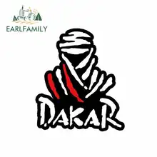EARLFAMILY 13cm x 9.8cm for Dakar Rally Auto Moto Racing Anime Funny Car Stickers JDM Vinyl Car Wrap Bumper Trunk Truck Graphics