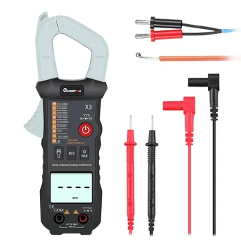 

MUSTOOL X3 Fully Intelligent True RMS Clamp Meter 6000 Counts Automatic Identification Digital Multimeter Multifunction