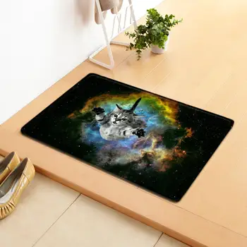 

Cartoon Cute Cat Carpet Indoor Entrance Doormat Floor Rugs Absorbent Bathroom Bath Mat Anti-slip Kitchen for Home Decorative