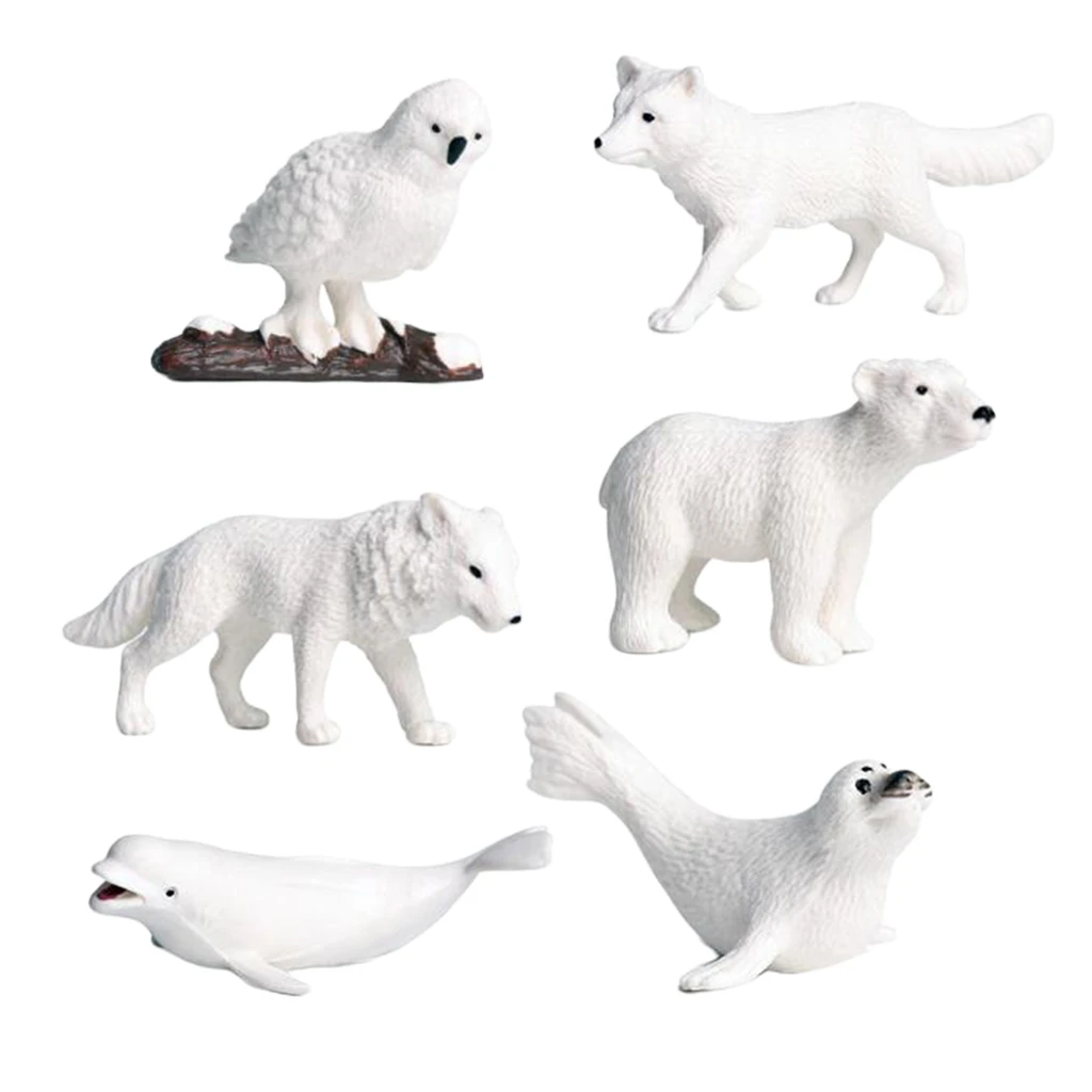 plastic arctic animal figures