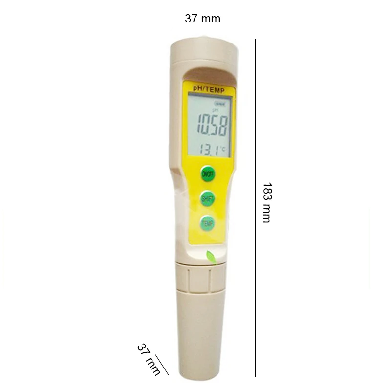 PH-Meter Pen Water Tester Water Quality Analysis Monitor Temperature Measure Acidity Meter for Lab Aquaculture
