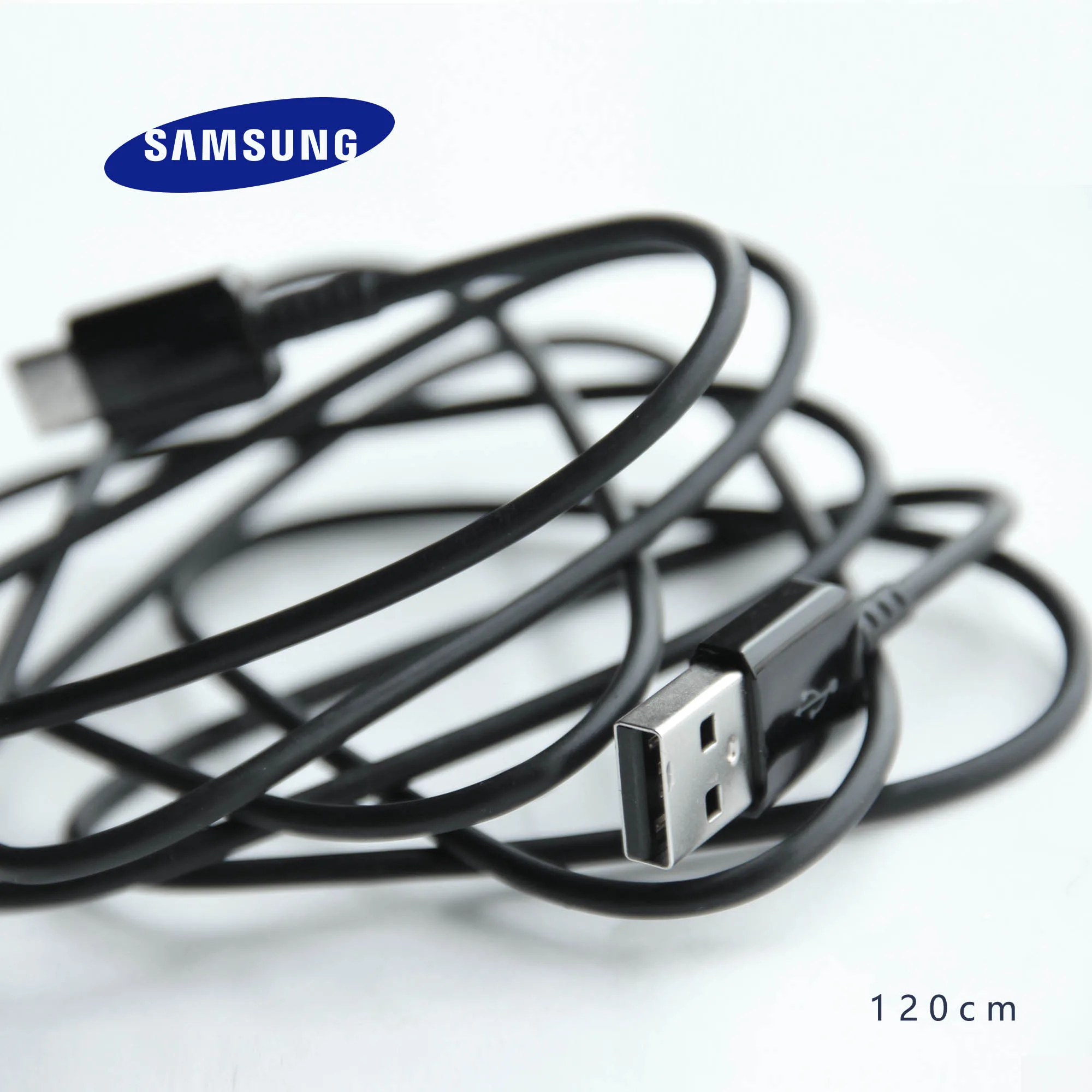 1,2 м Тип usb C быстрый заряд кабеля для передачи данных для Samsung Galaxy S8 S9 плюс S10 A5 A7 Note 8 - Цвет: Черный