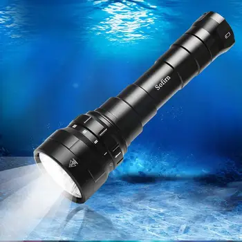 

Sofirn New DF60 6 CREE XP-L2 6000lm Diving LED Flashlight Underwater Scuba Dive LED Light Lantern IPX8 Waterproof Flashlights