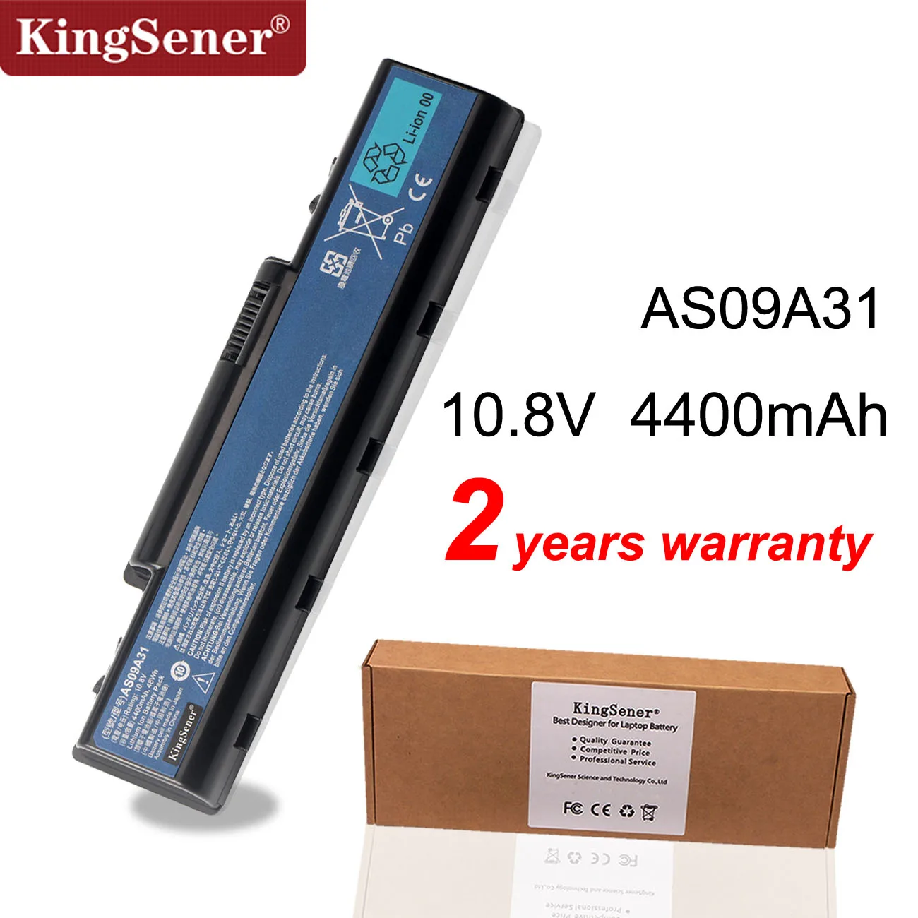 Аккумулятор KingSener AS09A31 для ноутбука Acer Aspire 4732 5332 5516 5517 5732 AS09A41 AS09A51 AS09A56 AS09A61 AS09A71 |
