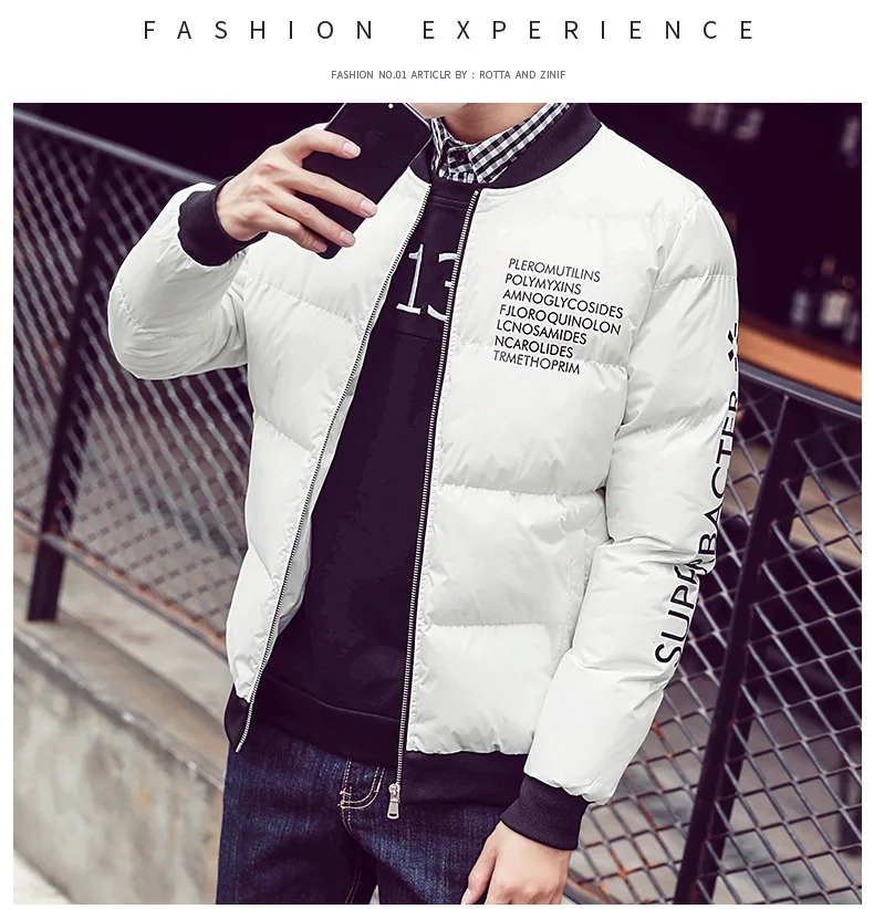 New Style down Coat Men Winter Cotton-padded Clothes Winter Japanese-style Versitile Fashion MEN'S Coat Cotton Coat Fashion