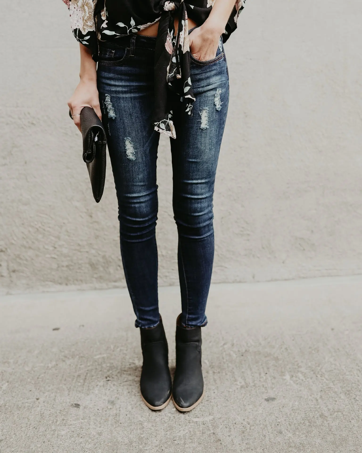 

Lguc.H Skinny Jeans Woman 2019 Fashion Stretch Ripped Jeans Push Up Streetwear Women Jeans Blue Torn Jean Femme Casual Clothes S