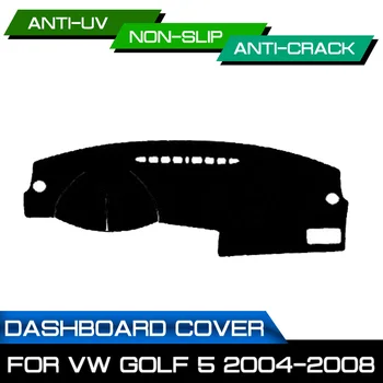 

Car Anti-dirty Non-slip Dash Cover Mat Dashboard Mat UV Protection Shade for Volkswagen Golf 5 2004 2005 006 2007 2008