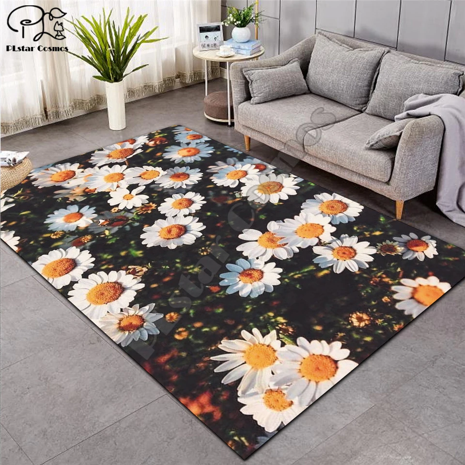 

European Style High Quality Flower 3D Carpet For Living Room Rugs Bedroom Anti-Slip Floor Mat Fashion Kitchen Carpet Area Rugs12