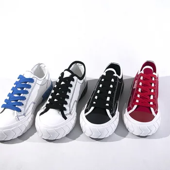 

Vulcanize Shoes Woman Sneakers Fashion Canvas Shoes Trainers Women Ladies black Red Shoe flats casual shoes O4-36