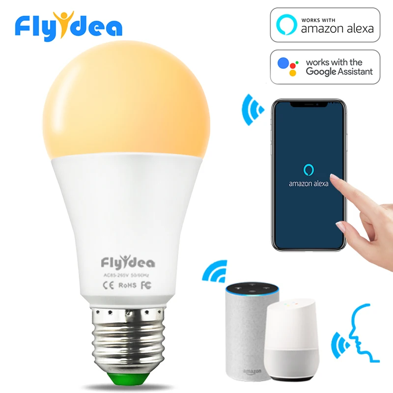  15W E27 LED Light Bulb Equal to 100W Incandescent Lamp WiFi Control Smart Home Light Bulb Compatibl - 4000112111265