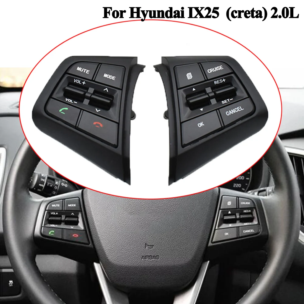 Кнопки на руль для Hyundai CRETA 2.0L IX25 круиз-контроль переключатели Bluetooth Кнопка
