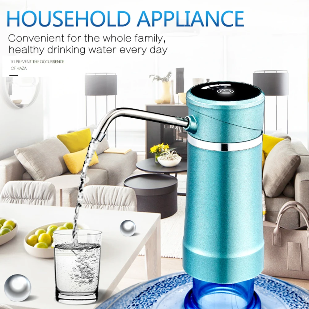 

Electric Water Bottle Pump Water Dispenser Automatic Drinking Water Pump Rechargeable Water Dispensing Pump for Home Office