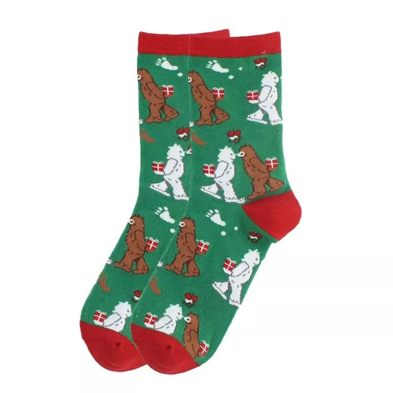 Для женщин с забавными героями мультфильмов счастливый Единорог красивые хлопковые носки Еда носки с животными принтами Harajuku Скейтборд носки, подарок на Рождество - Цвет: 7