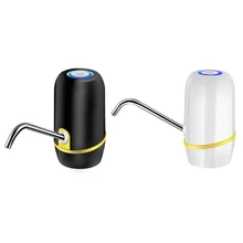 Usb беспроводной умный Электрический водяной насос, Диспенсер, бутылка, портативный всасывающий насос для напитков, автоматический всасывающий насос для дома, путешествия, белый