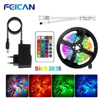 

LED Light SMD2835 Waterproof 5M LED Strip Light 24Key IR Remote Control 12V LED TV Light