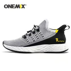 Беговые кроссовки Onemix для мужчин кроссовки энергия падение жаккард вамп Boost подошва кроссовки Вулканизированная тренировочная обувь