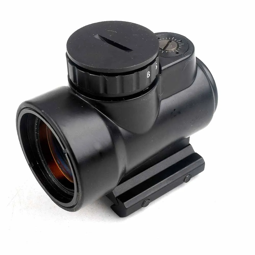 ajustável red dot sight scope montar caber picatinny ferroviário-preto