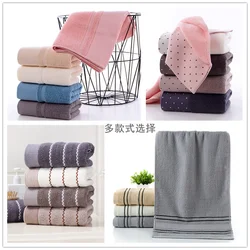 1pcs Combed Long Staple Cotton Face Washing Thickened Absorbent Travel Bathroom Bath Hand Towel Adult Terry Washcloth