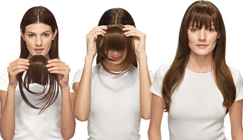 em linha reta acessórios do cabelo humano sem templos cabelo