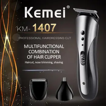 

Razor Nose Hair Trimmer Hair Trimmer Three in One Silvery Stainless Steel Portable Fashion Health Beauty Shaving Trimmers