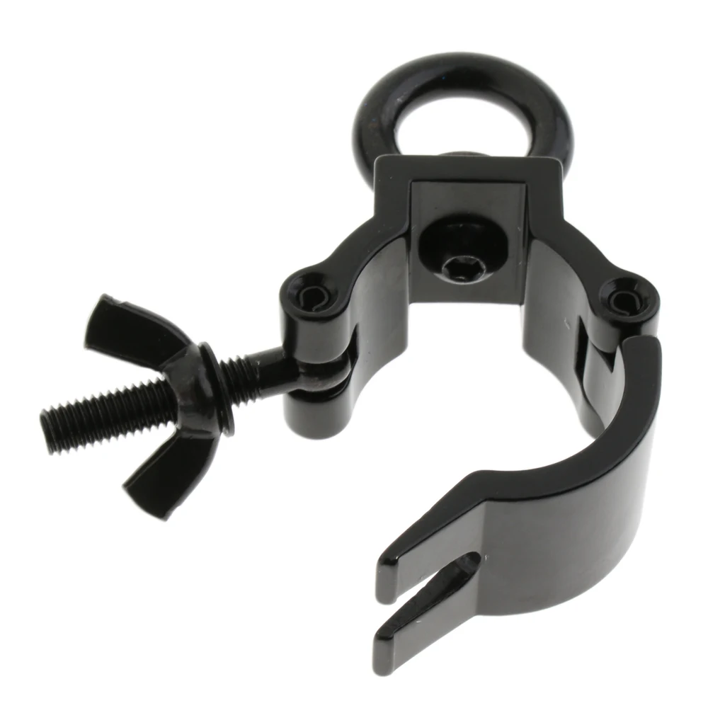 Heavy Duty 75kg Stage Light Hook Clamp Fit 32mm-35mm OD Tubing Pipe 11x3cm