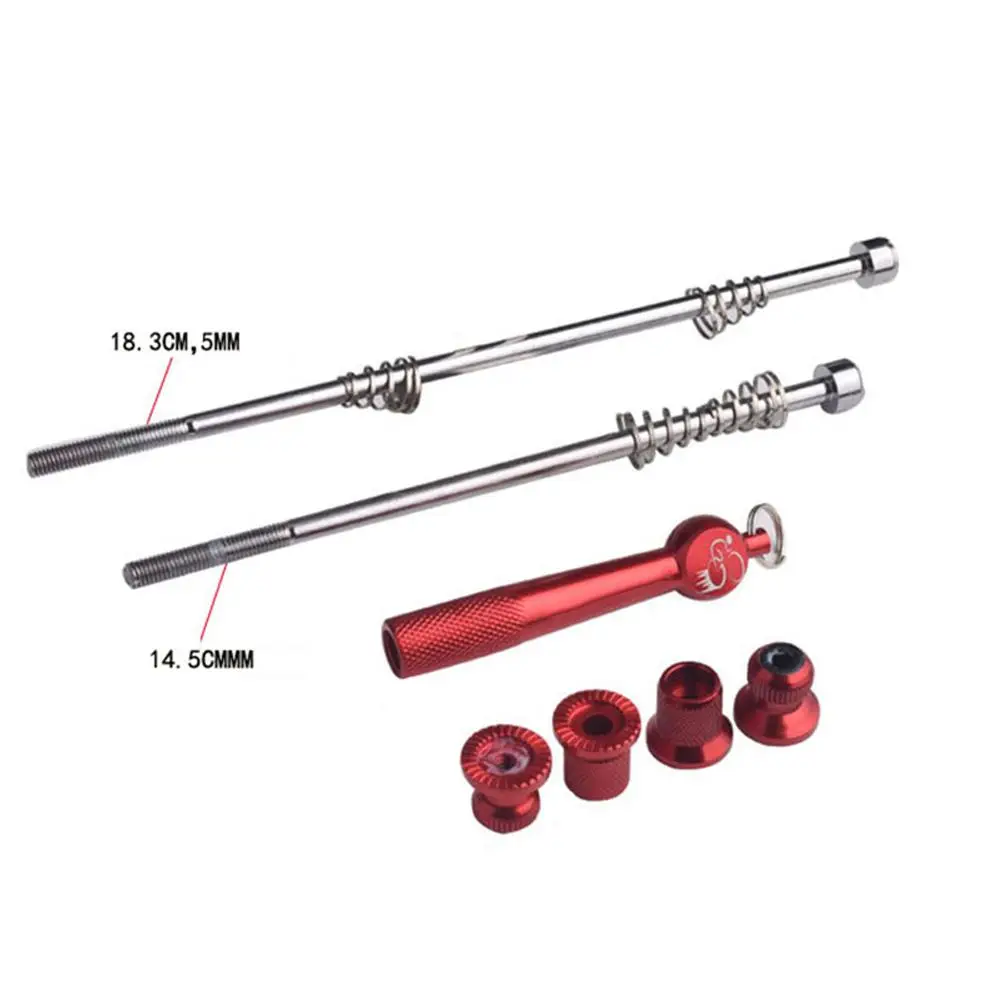 Ultralight Anti Theft Skewers Road MTB Bike Wheels Locking Security Bicycle Post Quick Release Aluminum Alloy