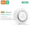 Пожарная сигнализация Xiaomi Mijia Honeywell, датчик дыма, звуковая визуальная сигнализация, оповещение, работа с приложением Mi Home по телефону ► Фото 1/6