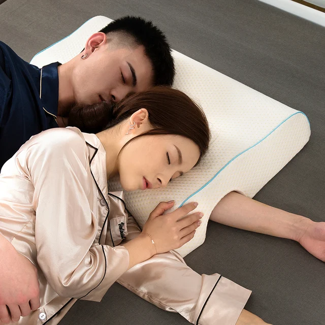 YRHCD cuscino coppia nuovo stile cuscino pressione memoria rimbalzo lento cuscino paralisi anti-mano protezione spolverino cuscino cervicale 1