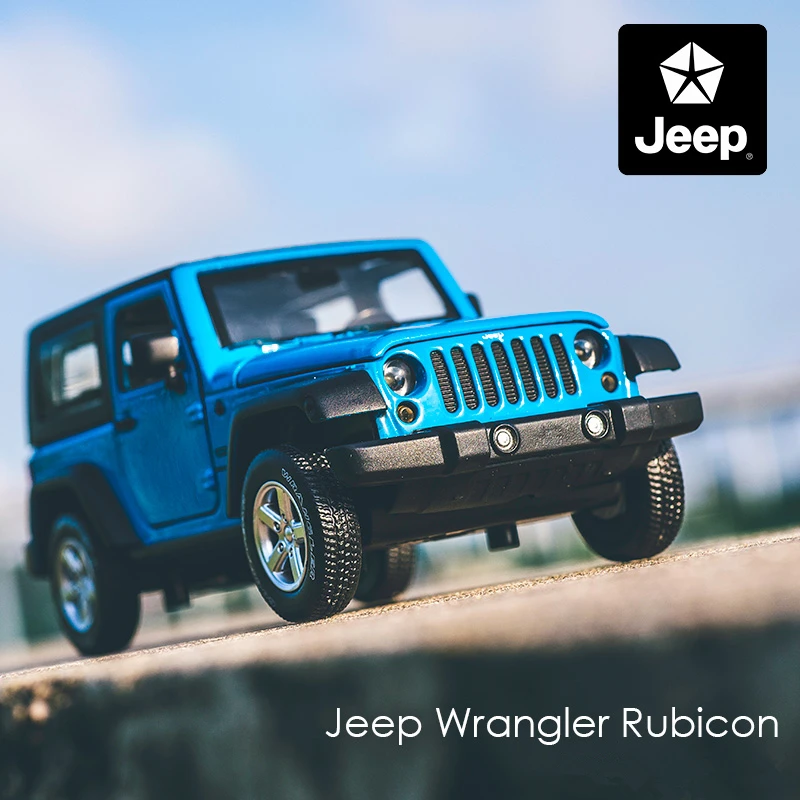 1:32 Jeeps Wrangler Rubicon Alloy Model Car Diecasts High Simulation Exquisite Off-road Vehicles Model Collection Childrens Gift 2