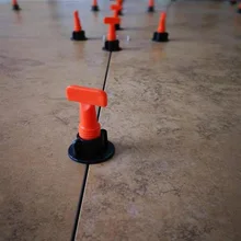 50X/лот многоразовая система выравнивания плитки выравниватель W/гаечный ключ T-Lock напольный