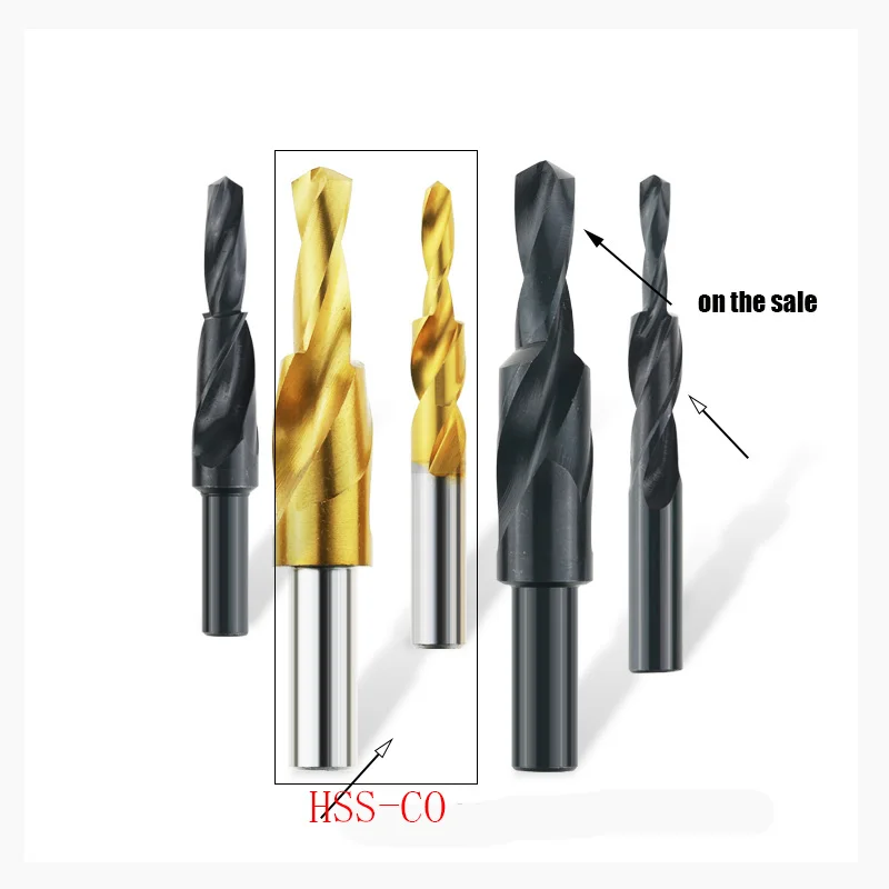 

Straight shank ladder bit two steps drill bits stepped hole M3 M4..