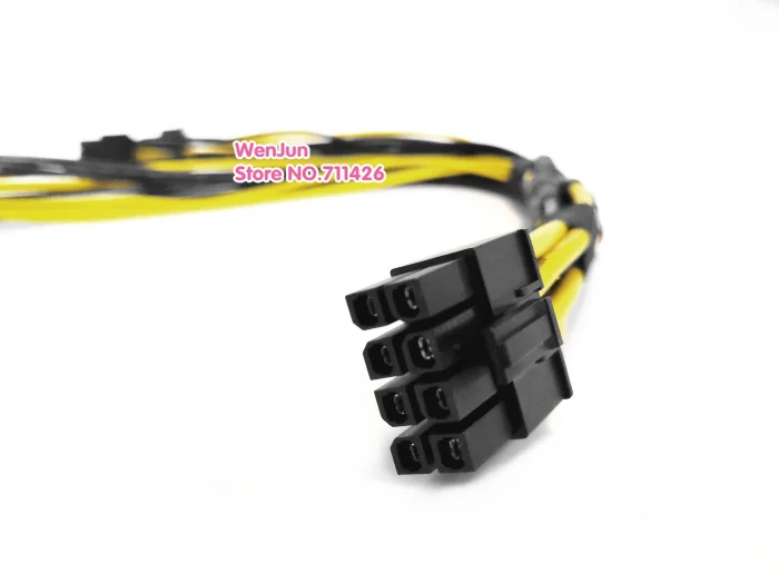 Cabo de Alimentação para Servidor e Cartão Gpu Psu Grande 8p para Pci-e Portas 8pin6 Mais para Inspiron N5468m5 m6 a5 2080 3080 4090it L40 - Imagem 3