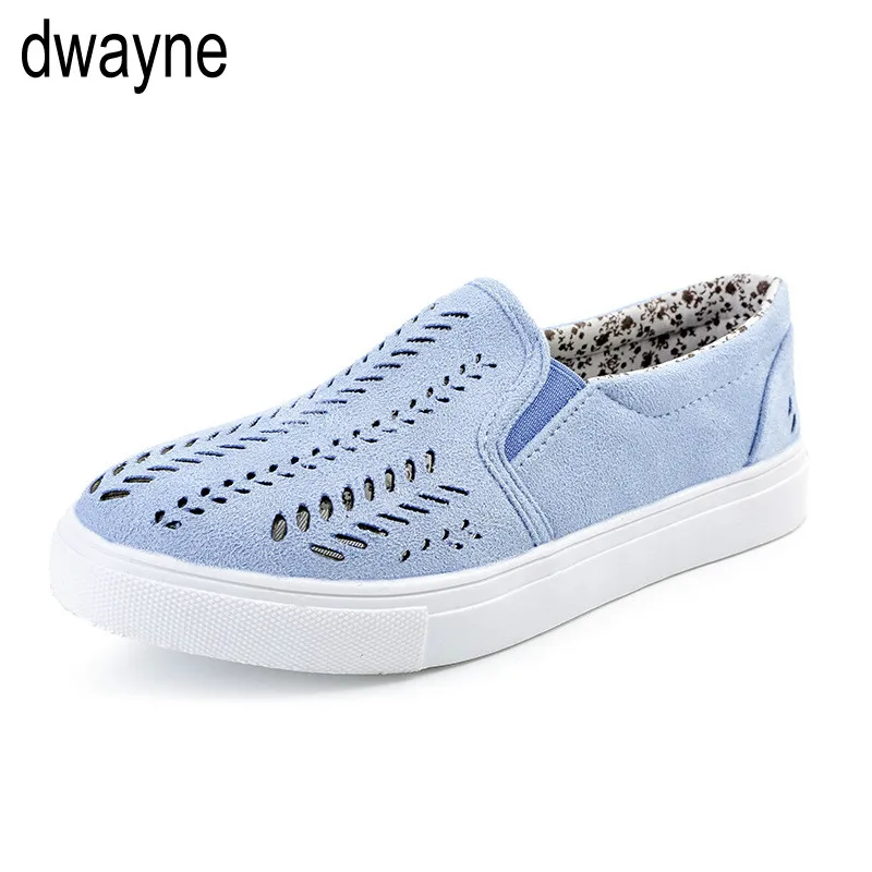 

Women Cut-outs Elastic Band Vulcanized Shoes Female Flock Slip-on Shallow Breathable Flat Casual Shoes Woman Plus Size fgb78
